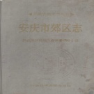 安徽省安庆市 《郊区志》1994版（宜秀区）