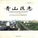湖北省武汉市 《青山区志》下册 2006版