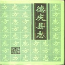 广东省肇庆市 《德庆县志》1996版