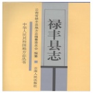 云南省楚雄彝族自治州 《禄丰县志》1997版.pdf下载
