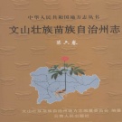 云南省文山壮族苗族自治州 《文山壮族苗族自治州志 第6卷》 2002版.pdf下载